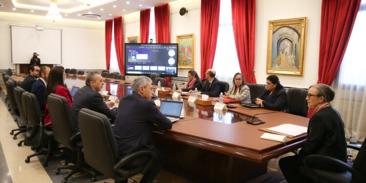 Conseil ministériel restreint avec des représentants de la BM