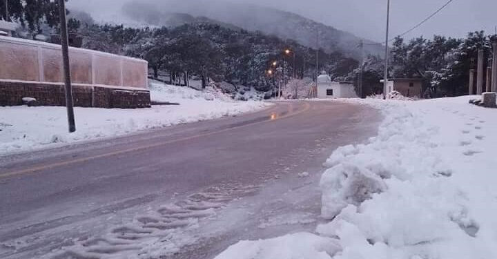 Tunisie : 16 cm de neige à Ain Draham