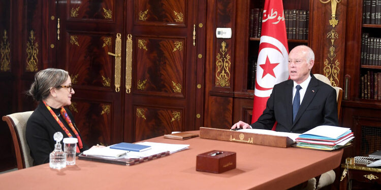 Kais Saied najla Bouden
