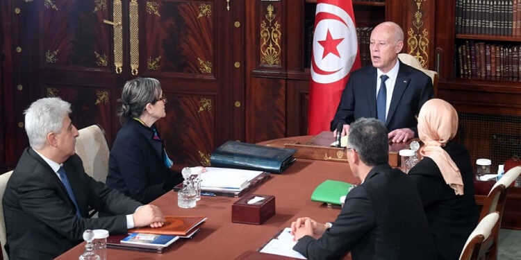 Réunion Kais Saied