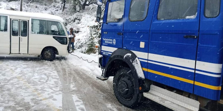 Chutes de neige : Les déplacements vers Ain Draham à éviter !