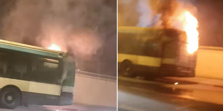Bus incendie