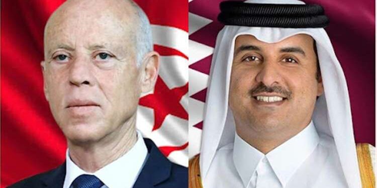 Entretien téléphonique entre Kais Saied et l'Emir du Qatar
