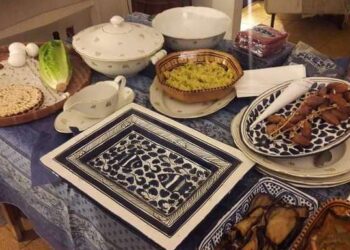 Dîner de Pessah dans une famille juive tunisienne