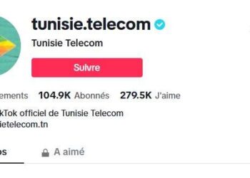 Tunisie Telecom : près de 105.000 abonnés sur TikTok !