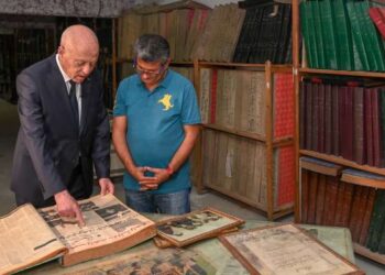 Kais Saied en visite à Dar Assabah