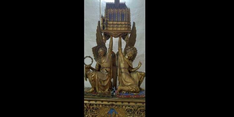 Trésor de la cathédrale de Tunis, le reliquaire de Saint-Louis, de Carthage et Versailles
