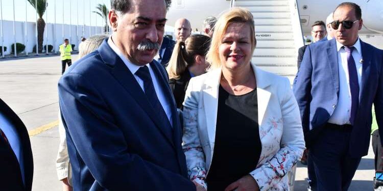 Les ministres de l'Intérieur français et allemand en Tunisie