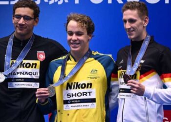 Médaille d'argent pour Ahmed Ayoub Hafnaoui aux Mondiaux de Fukuoka