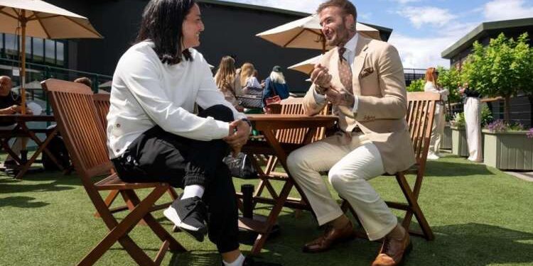 Ons Jabeur : "Je suis contente que mon mari m’ait laissée faire un câlin à David Beckham"