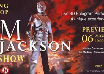 Michael Jackson Show en hologramme à Yasmine Hammamet