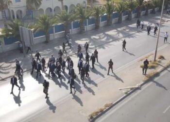 Kais Saied, de Tunis à Radès à pied