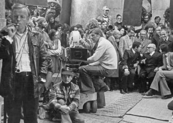 En 1975, Bourguiba sur le plateau du "Jésus" de Franco Zeffirelli