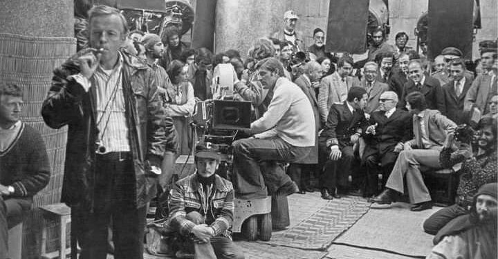 En 1975, Bourguiba sur le plateau du "Jésus" de Franco Zeffirelli
