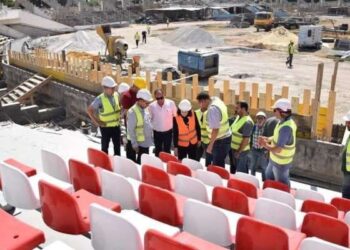 Le Stade d’El Menzah aux couleurs du CA !