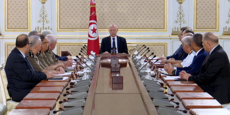 Kais Saied préside un Conseil de sécurité nationale sur la situation en Palestine