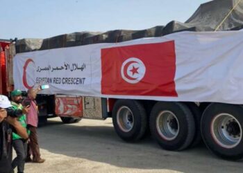 Les aides humanitaires tunisiennes arrivent à Gaza