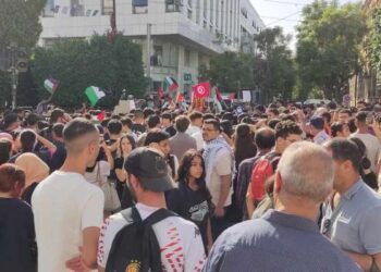 Tunisie : Les lycéens dans la rue pour affirmer leur soutien indéfectible aux Palestiniens