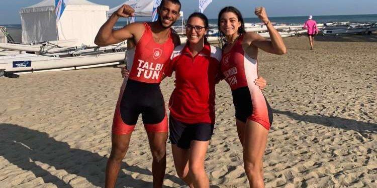 Aviron de plage : Hela Belhaj et Ahmed Talbi médaillés de bronze au Championnat du monde