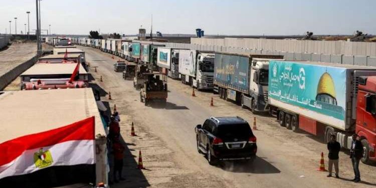 L’aide humanitaire commence à arriver à Gaza
