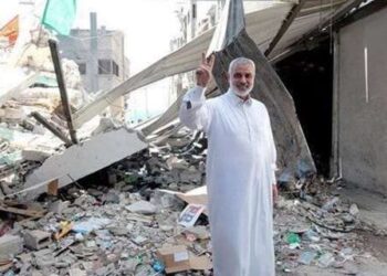 Le domicile d'Ismail Haniyeh à Gaza, bombardé