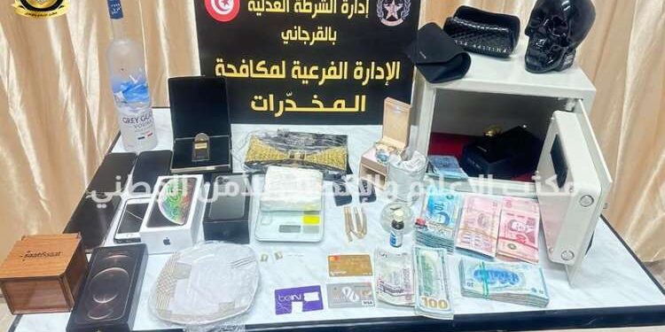 Démantèlement d’un réseau de trafic de cocaïne à Tunis