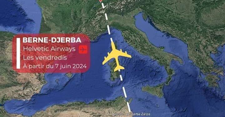 Un vol Berne - Djerba pour la relance du tourisme suisse