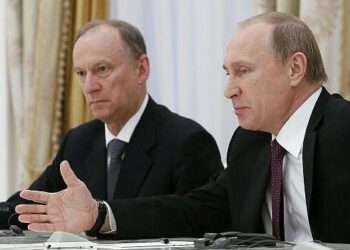 Nikolaï Patrushev et Vladimir Poutine