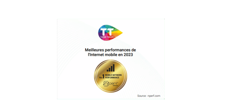 Tunisie Telecom réalise les meilleures performances de l’internet mobile pour la 5ème année consécutive