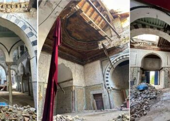 Snapshot : L'effondrement (programmé ?) de l'ancienne église du Rosaire