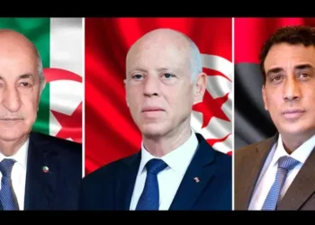 Abdelmadjid Tebboune et Mohamed El Menfi en Tunisie