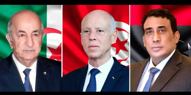 Abdelmadjid Tebboune et Mohamed El Menfi en Tunisie