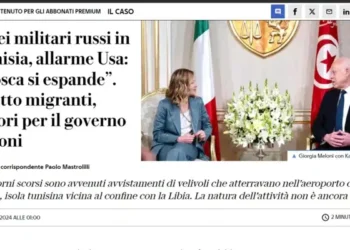 Des vols militaires russes à Djerba, selon La Repubblica