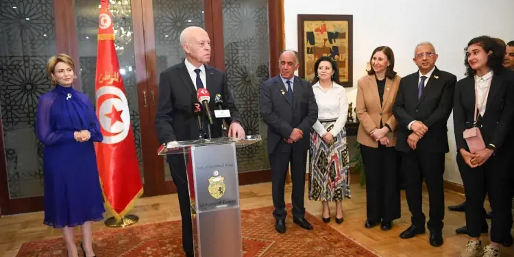 Kaïs Saïd rencontre la communauté tunisienne en Chine