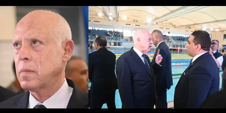 Tunisie : En colère et affecté, Kais Saied en larmes à la piscine de Radès (vidéo)