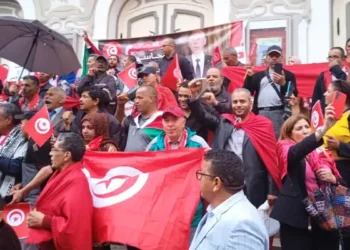 Manifestation pro-Saied à Tunis malgré les tensions politiques