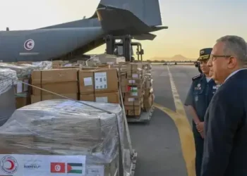 Envoi d'un avion chargé de 14 tonnes de denrées alimentaires au peuple palestinien