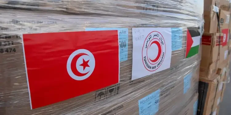 Navire de solidarité : La Tunisie envoie 1609 tonnes d'aide à Gaza