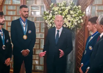 JO 2024 : Les trois médaillés tunisiens décorés par Kaïs Saïed