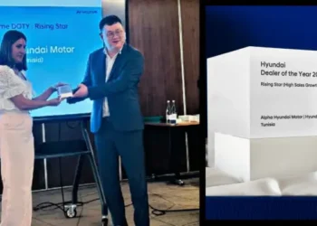 Le label "Meilleure Progression des Ventes" attribué à Hyundai Tunisie