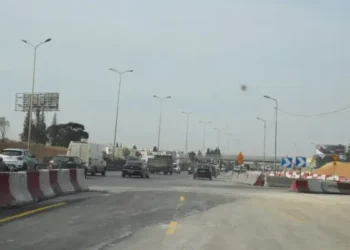 Détournement de la circulation à l'entrée sud de Tunis