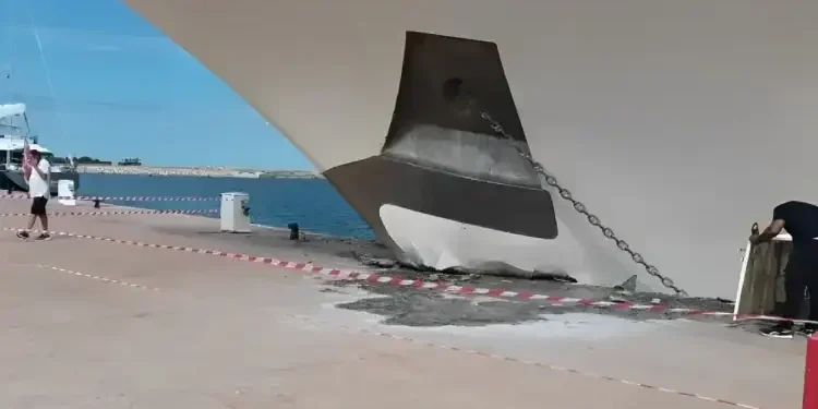 Un yacht saoudien percute le quai du port de Bizerte