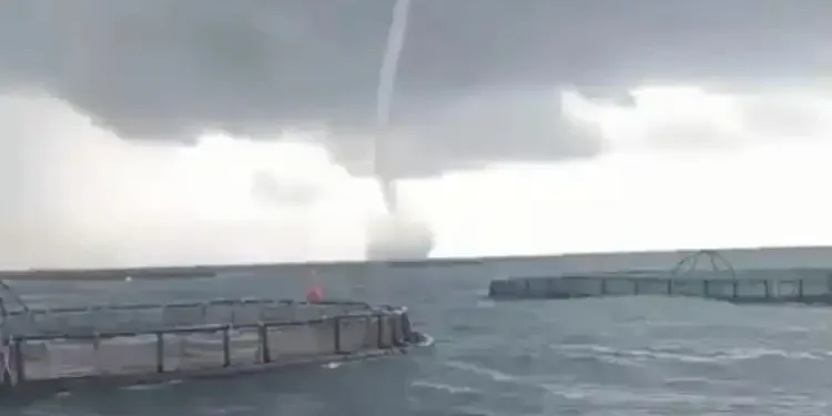 Tunisie : Une trombe marine près de Nabeul