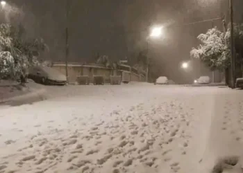 Tunisie : La neige fait son apparition à Jendouba