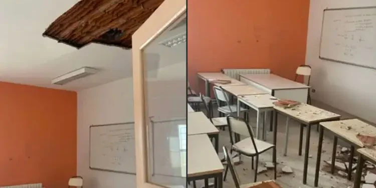 Tunisie - Siliana : Effondrement partiel du plafond d’une salle à l’ISET
