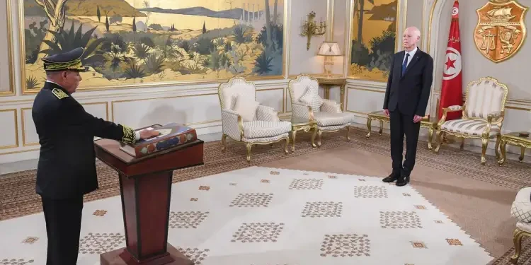 Prestation de serment du nouveau gouverneur de Ben Arous devant le président Saïed