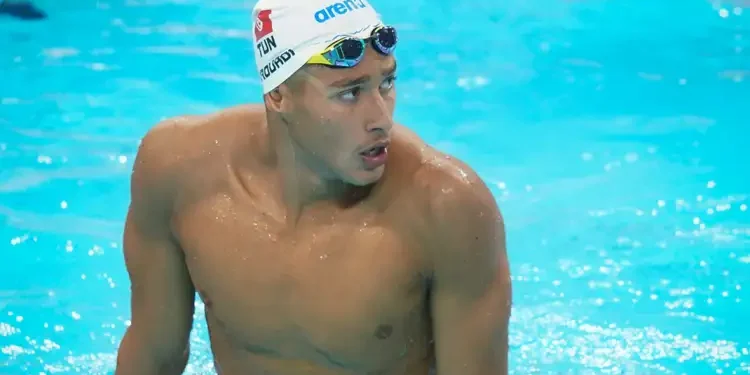 Natation : Ahmed Jaouadi signe un retour éclatant à Barcelone