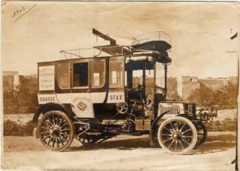 Voiture de louage en 1906