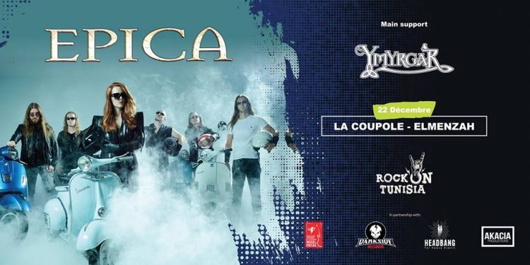 Epica en concert à la Coupole d'El-Menzah
