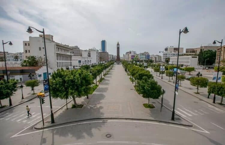 L’avenue Bourguiba sans voiture